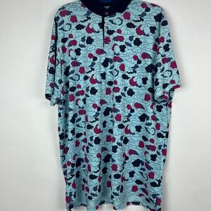 GREYSON XL Japanese Inspired Art Clouds XL Golf Polo